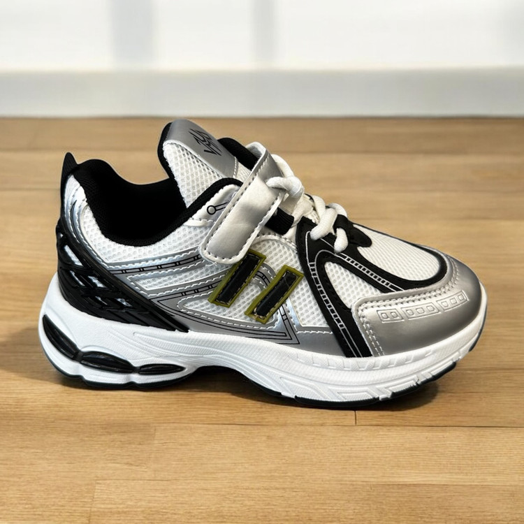 کفش کتونی بچه گانه خارجی طرح New balance برند Berry kids استفاده روزمره , استایل ،راحتی ،چسپی |در چند رنگ جذاب