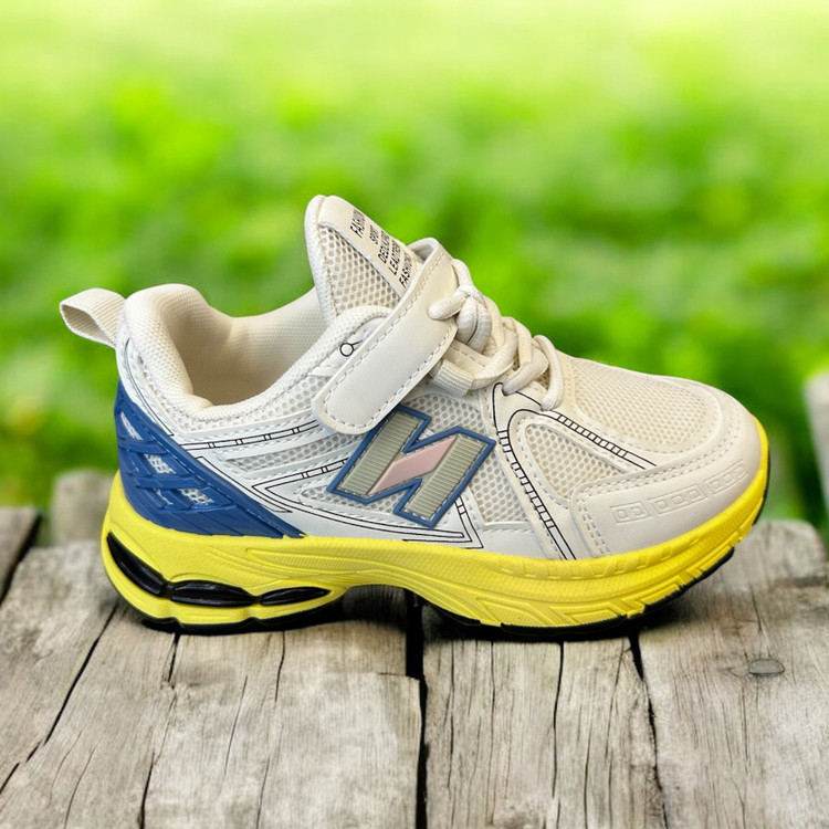 کفش کتونی بچه گانه خارجی طرح New balance برند Berry kids استفاده روزمره , استایل ،راحتی ،چسپی |در چند رنگ جذاب