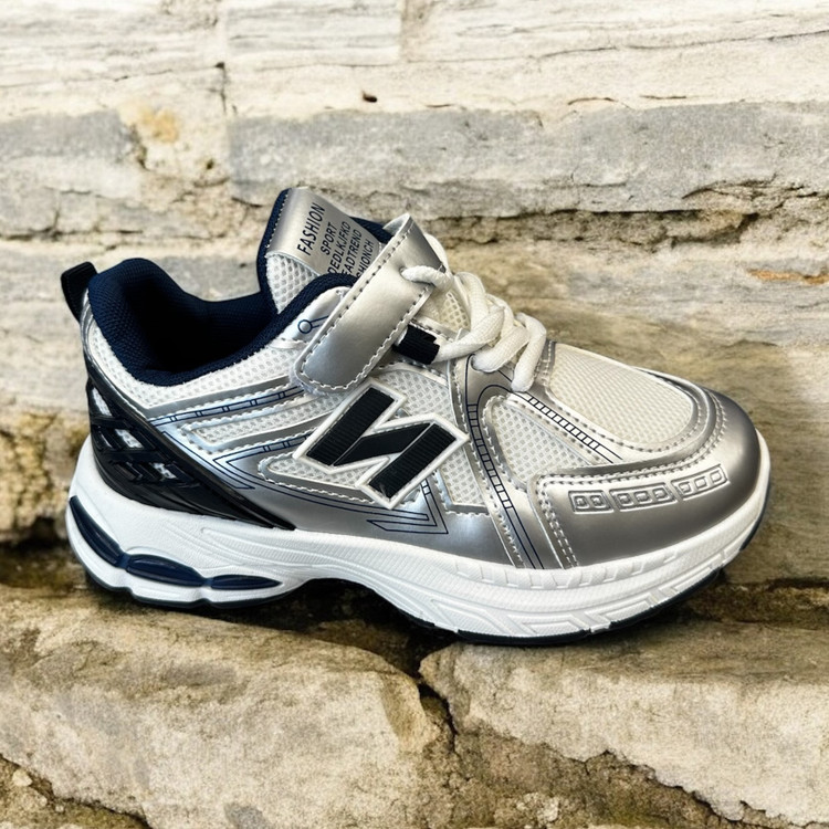 کفش کتونی بچه گانه خارجی طرح New balance برند Berry kids استفاده روزمره , استایل ،راحتی ،چسپی |در چند رنگ جذاب